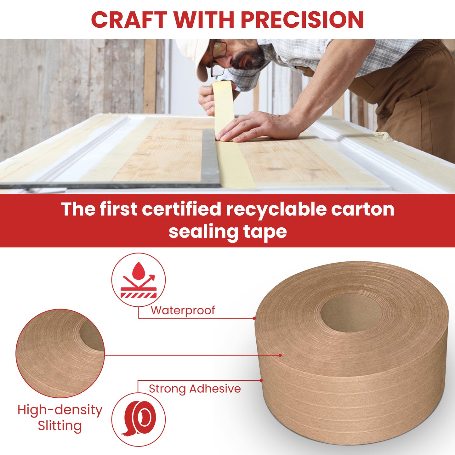 RECYCLABLE CARTON SEALING TAPE