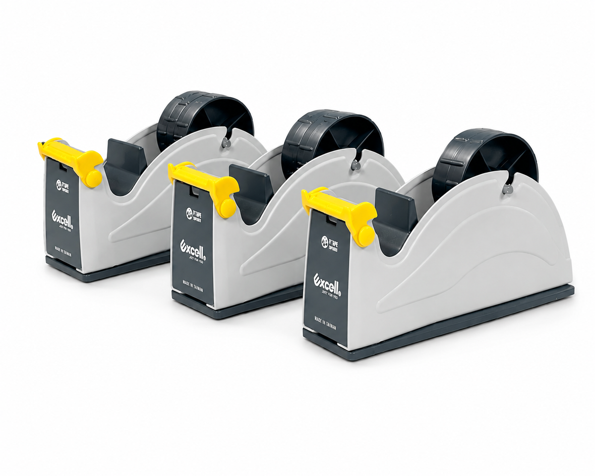 Excell ET-7 Blue/Grey Premium Steel Desk Top Tape Dispenser