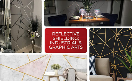 metalized tape for decor