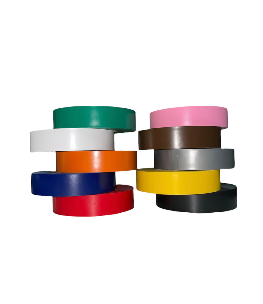 Electrical tape rainbow