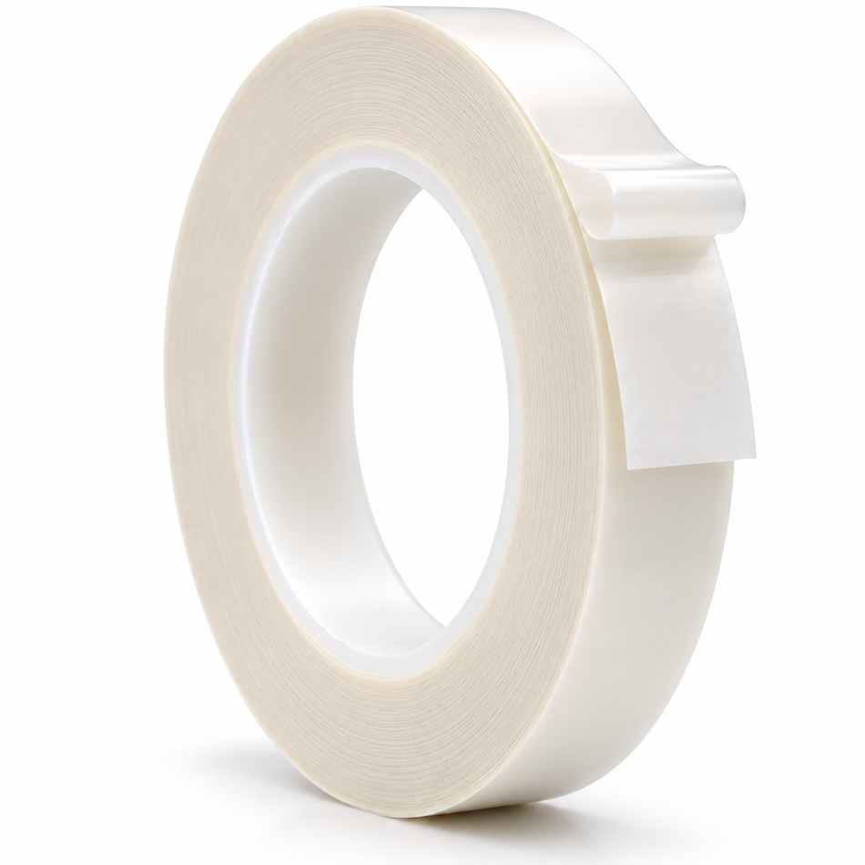 Translucent UHMW film tape roll with peeled liner