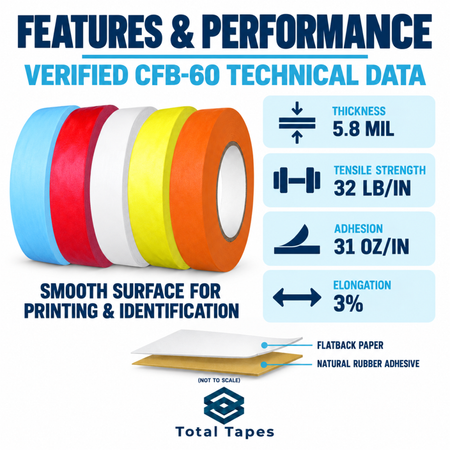 CFB-60 technical specifications — Total Tapes