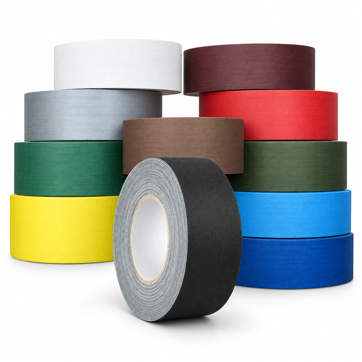 CGT-80 gaffer tape assortment on white background