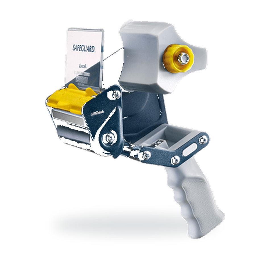Excell EC-306 tape dispenser with gray handle and yellow hub